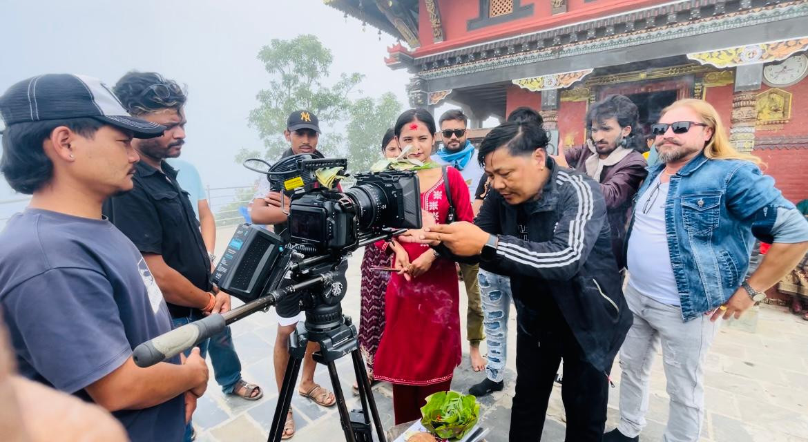 नेपाली कथानक चलचित्र ज्ञान शास्त्रुको शुभमुहूर्त सम्पन्न