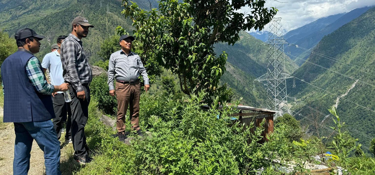 चिलिमे–त्रिशूली २२० केभी प्रसारण लाइन निर्माण अन्तिम चरणमा