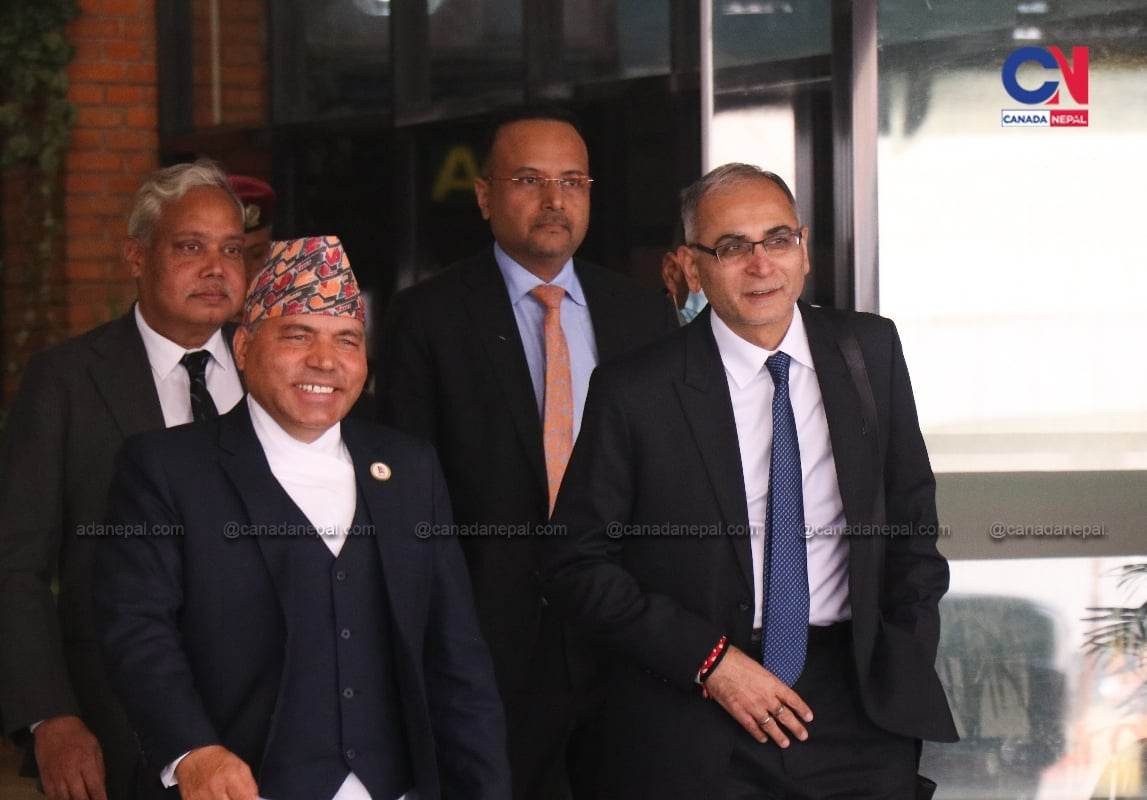 भारतीय विदेश सचिव क्वात्रा नेपाल आइपुगे [तस्बिरहरू]