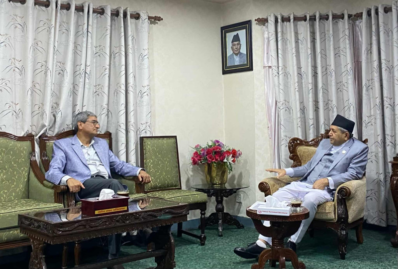 २ बुँदे सहमति कार्यान्वयनबारे सभामुख र गृहमन्त्रीबिच सिंहदरबारमा छलफल