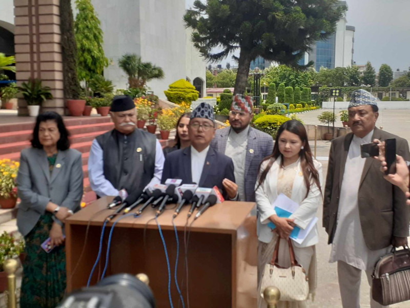 राप्रपाद्वारा आज पनि संसद बहिष्कार