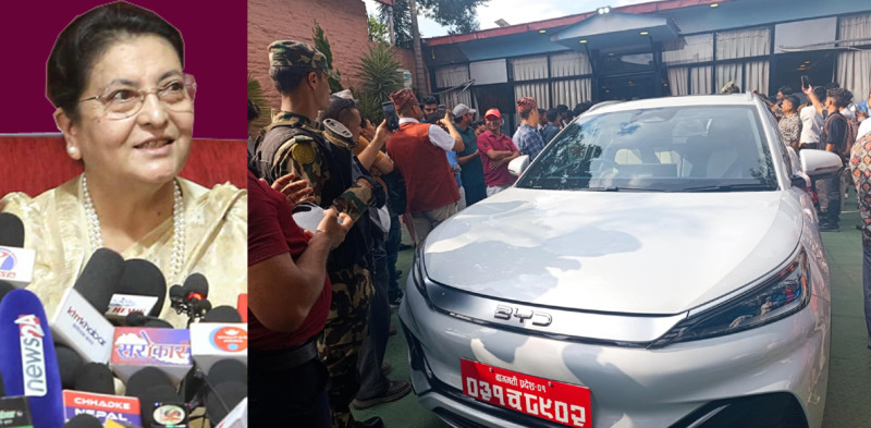 गाडी नम्बर ०३१च८९०२ः एमालेजडित असन्तुष्टि पोखिने बबरमहलस्थित कार्कीको दलान