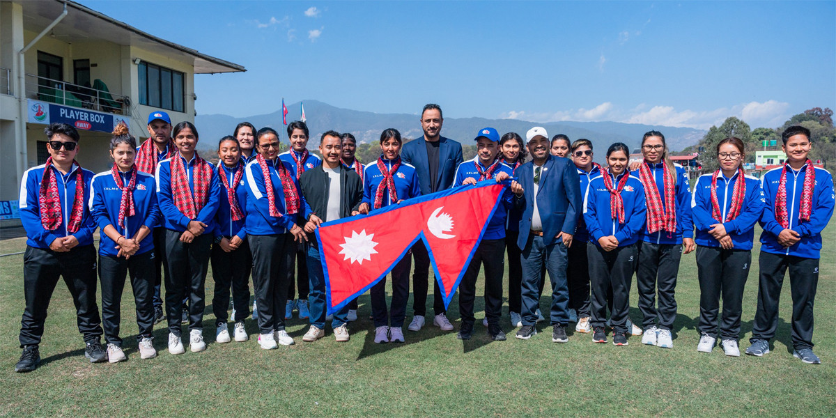 चारदेशीय महिला टी–२० शृंखला खेल्न जाने महिला क्रिकेट टोलीको बिदाइ