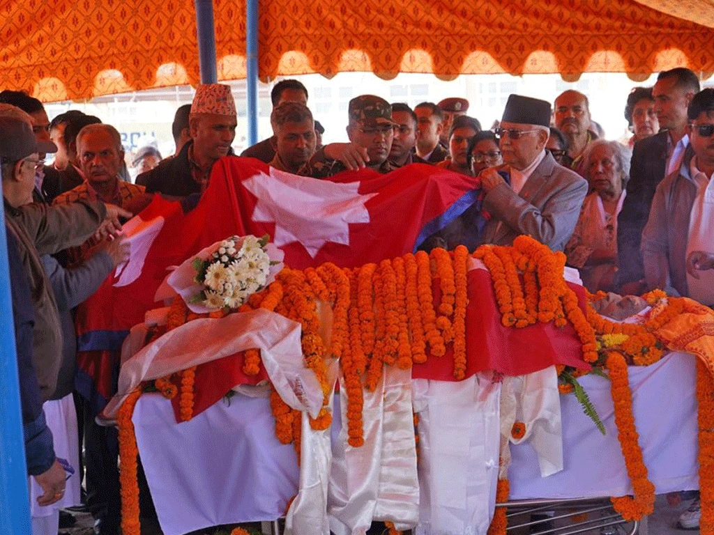 प्रधानमन्त्रीद्वारा पूर्वसभामुख ढुंगानाप्रति श्रद्धाञ्जली अर्पण