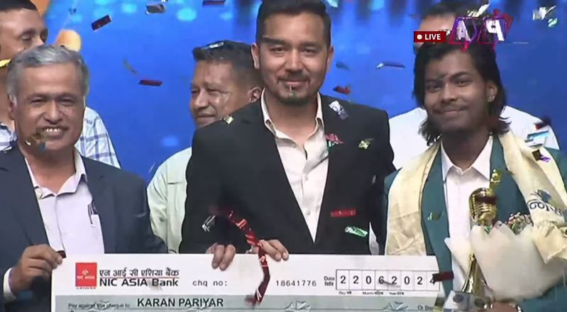 नेपाल आइडल सिजन–५ को उपाधि करण परियारले जिते
