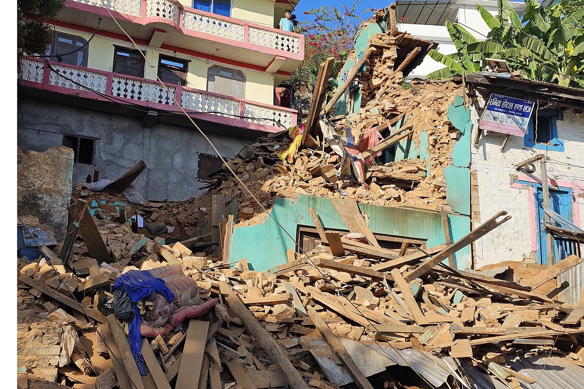 जाजरकोट भूकम्पबाट साढे २६ हजार घर पूर्णरूपमा क्षतिग्रस्त