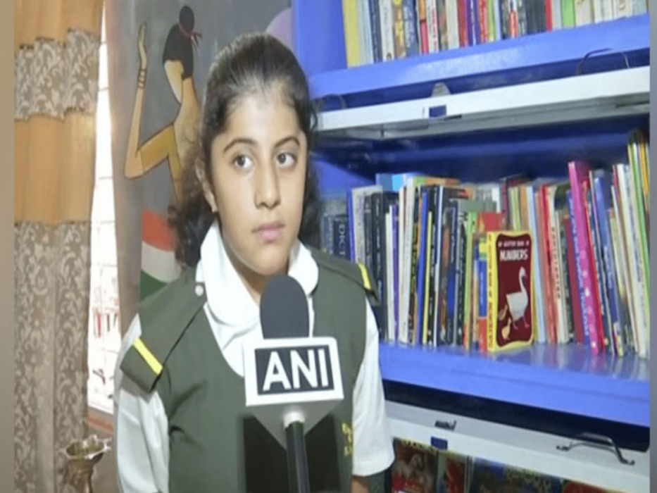११ वर्षीया बालिकाद्वारा हैदराबादमा ३ वटा बाल पुस्तकालय स्थापना