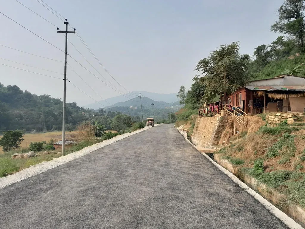एकतीस वर्षपछि बागीश्वरी सडक कालोपत्र
