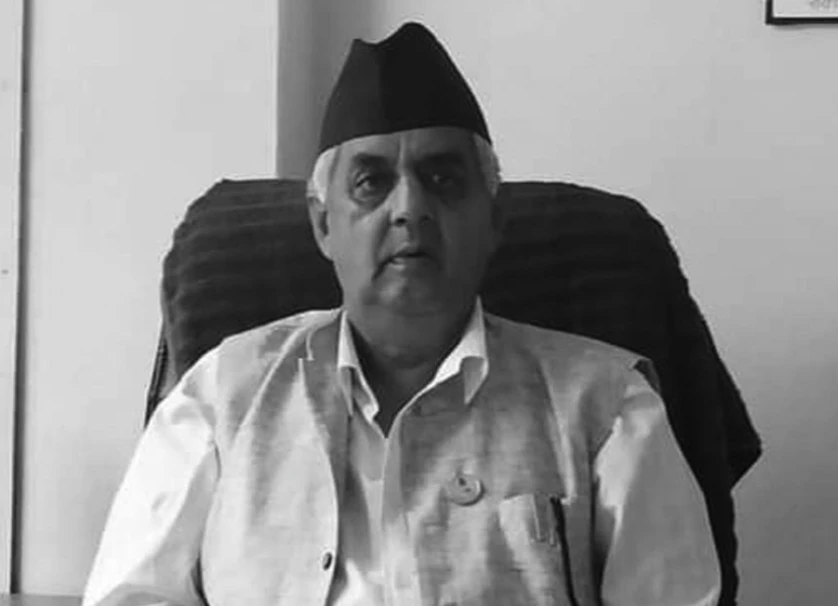 बसको ठक्करबाट पूर्वमन्त्री पौडेलको मृत्यु