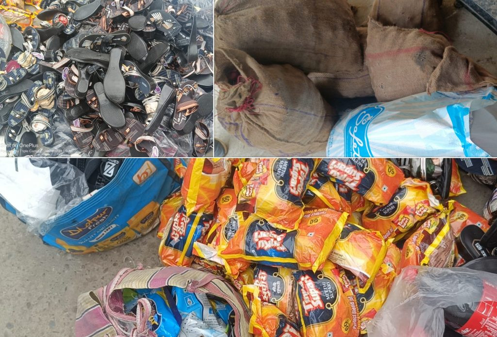 रौतहट प्रहरीले बरामद अवैध सामान कारबाहीका लागि भन्सार कार्यालयमा बुझायो