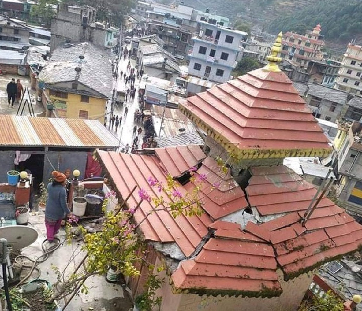 बाजुरामा १ महिनाकाे अन्तरालमा पुनः भूकम्प