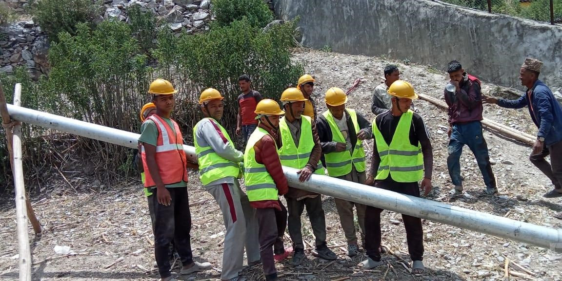 हुम्लामा दुई वटा सबस्टेसन निर्माण हुँदै