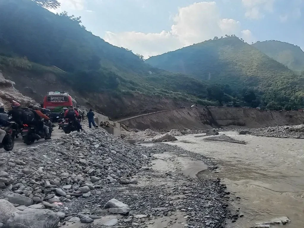 क्षतिग्रस्त बिपी राजमार्गको मर्मत सुरु