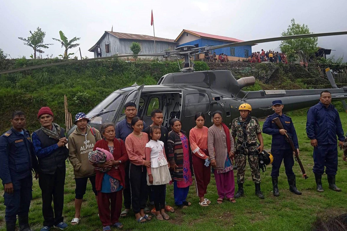 विपद् क्षेत्रमा नेपाली सेनाको खोज उद्धार जारी