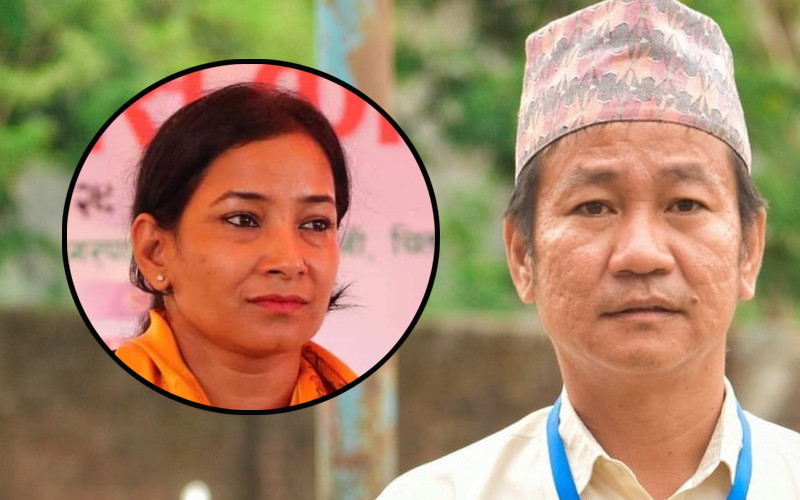 भरतपुर महानगरकी प्रमुख रेणुलाई धरानका मेयर हर्कको कटाक्षः तपाईको बाउ ठिक रैनछ 