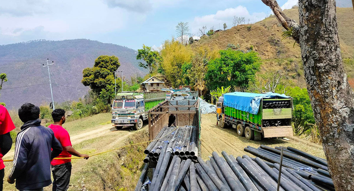 उदयपुका ३ पालिकामा लिफटिङ खानेपानी आयोजना सुरु