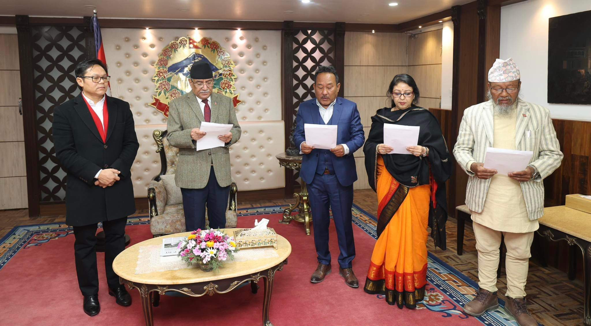 ३ कुलपतिले लिए पद तथा गोपनीयताको शपथ 