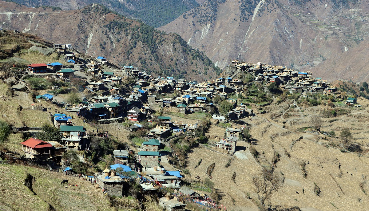 आजको तस्बिरमा सुन्दर मैकोट गाउँ