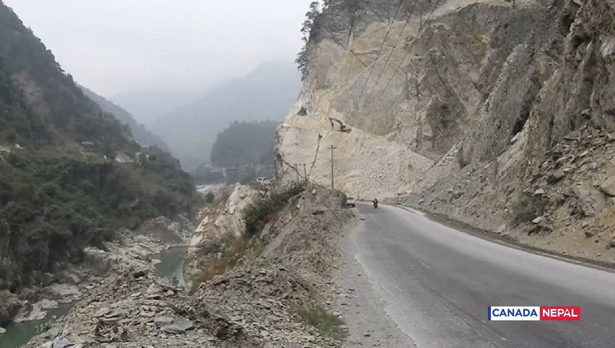 नारायणगढ–मुग्लिन सडक आज र भोलि दिउँसो खुला रहने