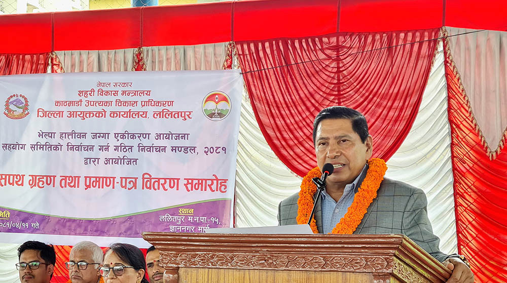 राजनीतिक परिवर्तनलाई विकासको फड्कोमा पुर्‍याउन सके परिवर्तन महसुस हुन्छ : नारायणकाजी श्रेष्ठ