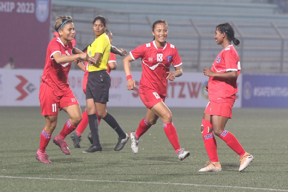 भारतलाई ३–१ले हराउँदै नेपाल साफ यू–२० महिला च्याम्पियनसिपको फाइनलमा
