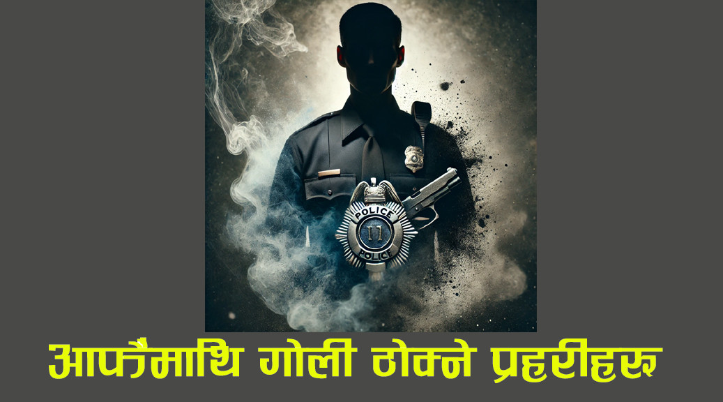 सशस्त्र र प्रहरीका हवल्दार र जवानहरू जसले आफैंमाथि ठोकेका थिए गोली