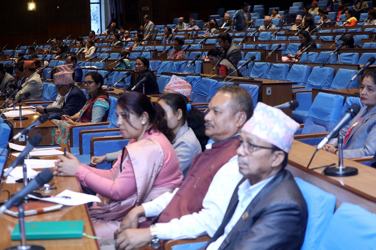 कांग्रेस सांसद्ले गरे प्रतिनिधिसभा बैठक अवरुद्ध