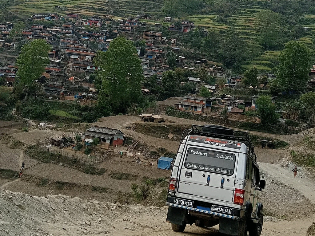 म्याग्दीको विकट गाउँ सडक सञ्जालमा जोडियो