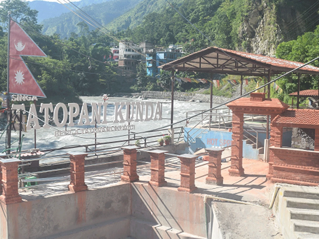 म्याग्दीको तातोपानी कुण्ड पूर्वाधार र प्रविधिमैत्री बन्दै
